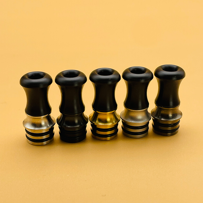 Accessories For Vaping - DSX 510 ドリップチップステンレス鋼 POM ナローボアマウスピース BSKR