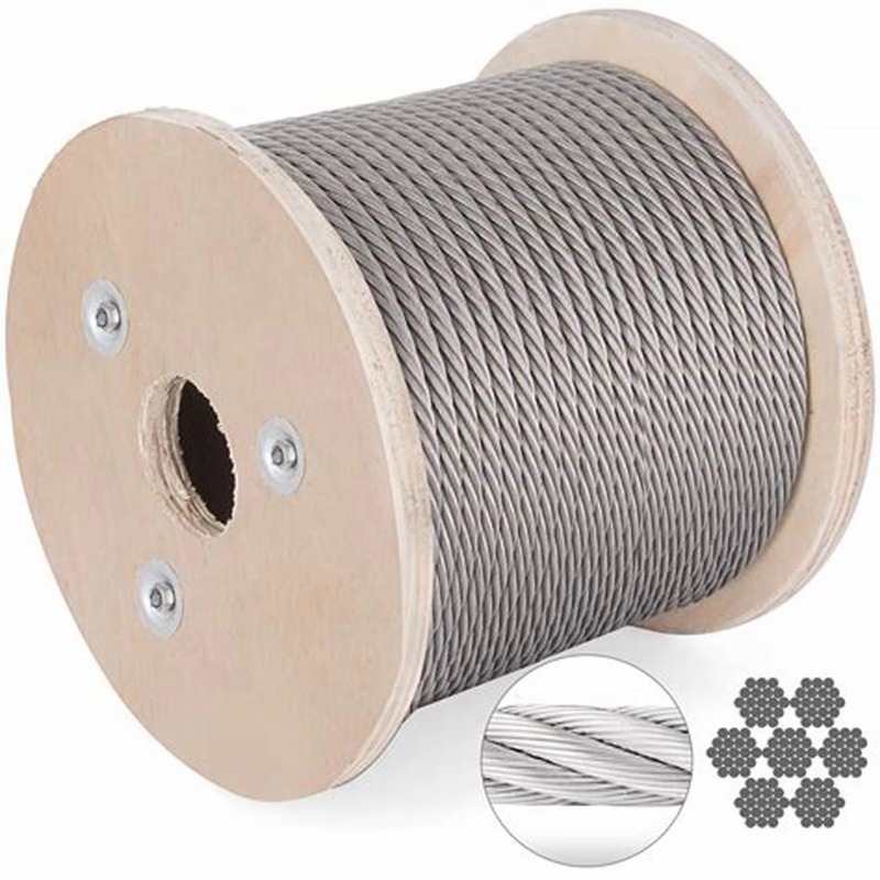 Stainless Wire Ss316 - ワイヤーロープ 7X19 直径3.18mm 3.2mm 1/8インチ 5000フィート