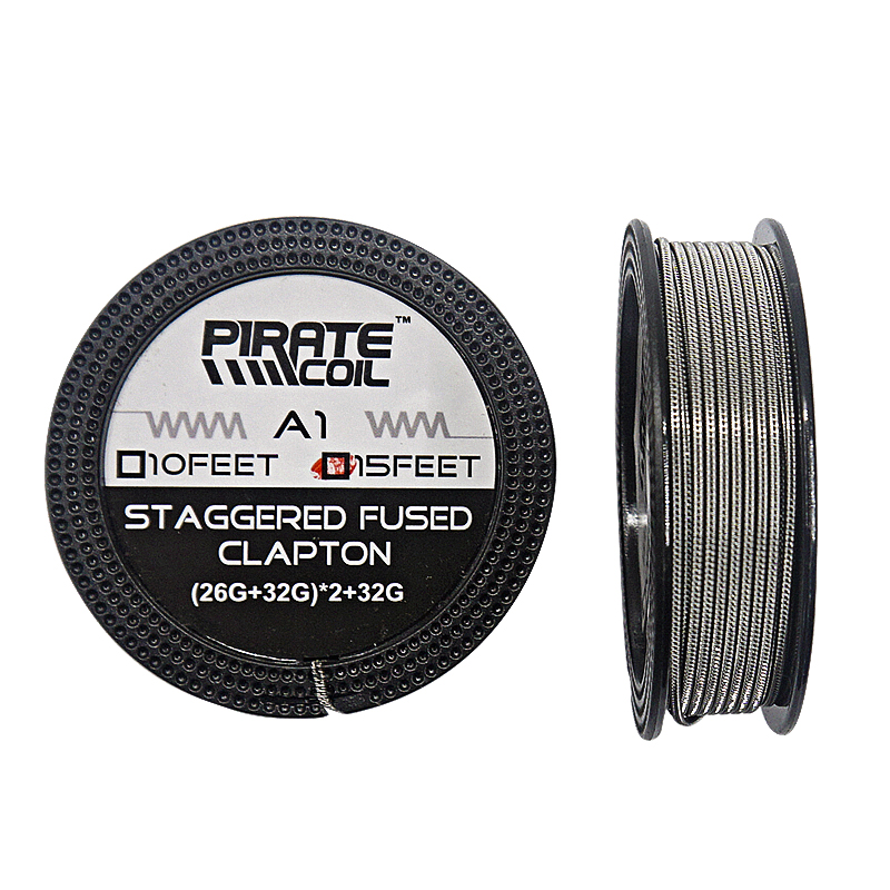 Stainless Wire Ss316 - オリジナルパイレーツヒーティングワイヤー 2芯ラップ 26GA 32GA スタッガードフューズドクラプトンワイヤー KA1