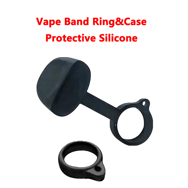 Vape Ring - RELX、UWELL、Nanostixなど様々なVAPEに対応した、持ち運びに便利なシリコン製保護ケースと保護バンドリング