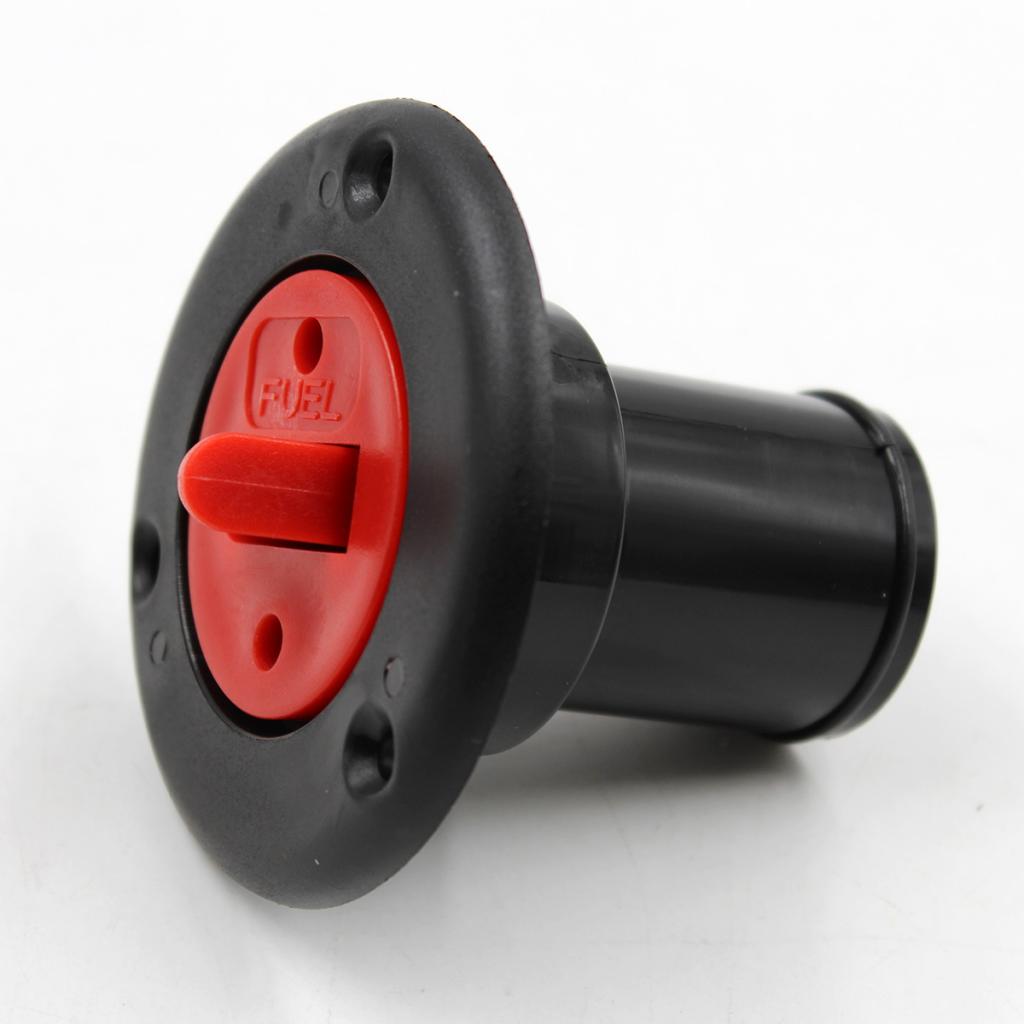 Tank O-Ring Seal - 海洋燃料デッキフィラーキャップ Oリングシール付き 耐久性のある白いナイロン製ボートガソリンタンクキャップ 38mmホース用
