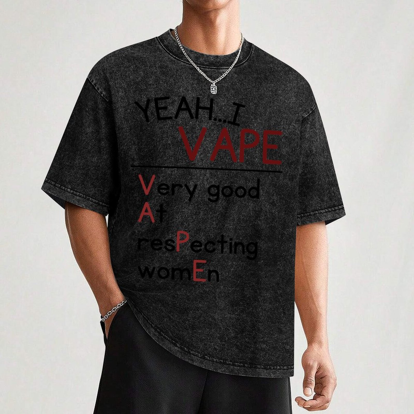 はい、私は女性を尊重する能力が非常に高いです Tシャツ モダ - Vaping Goods のレビューと価格
