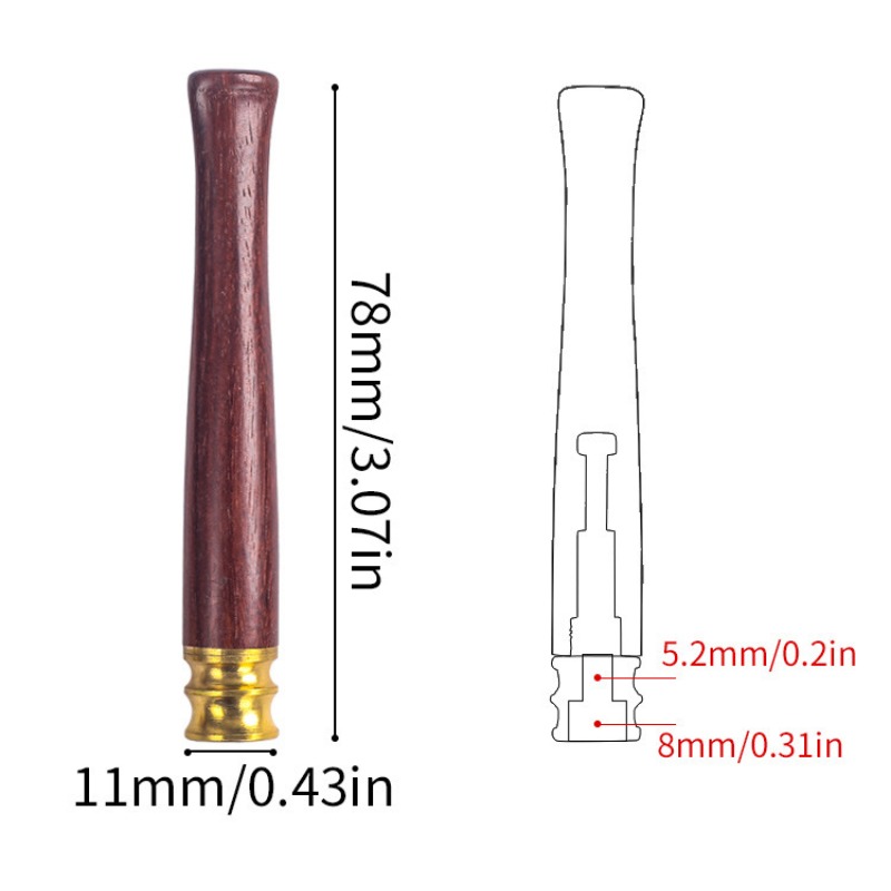 73mmシガレットホルダー 太いタバコや細いタバコの筒に対応 - Smoking & Vaping Accessories のレビューと価格