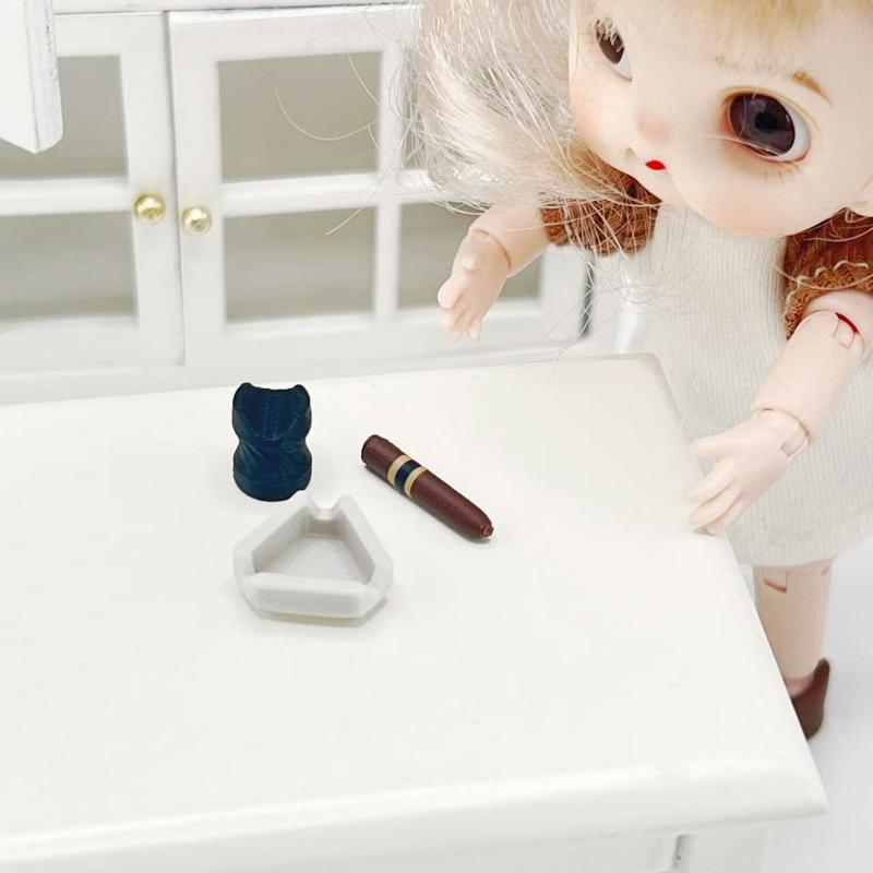 1 セットミニタバコ飾りごっこ遊びおもちゃ 1/12 ドール - Vape Decoration のレビューと価格
