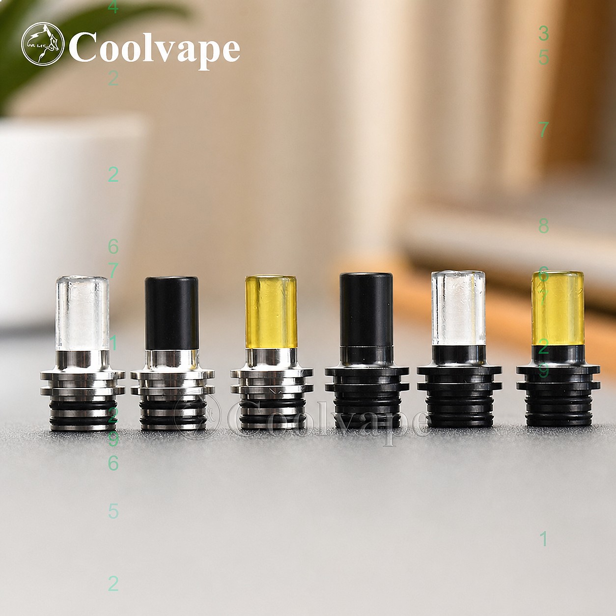 510 MTL ドリップチップ耐熱マウスピース ベイプ RT - Accessories For Vaping のレビューと価格
