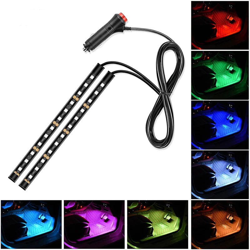 12LED ストリップランプ USB 車のシガーライター雰囲 - Vape Decoration のレビューと価格