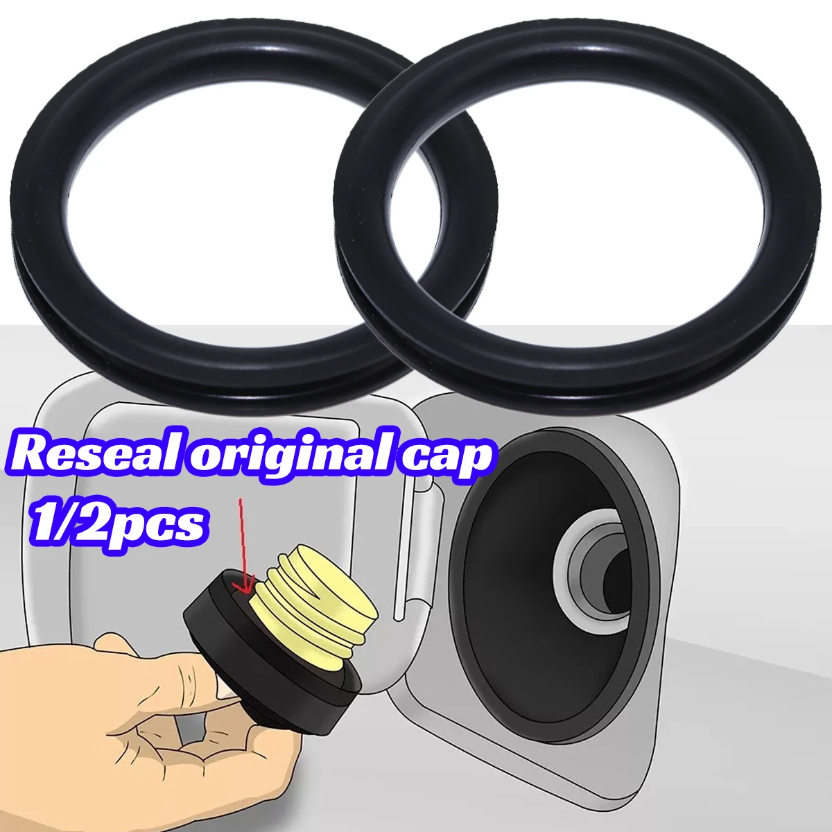 1/2 個タンクキャップシールアウディ TT 8J MK2  - Tank O-Ring Seal のレビューと価格