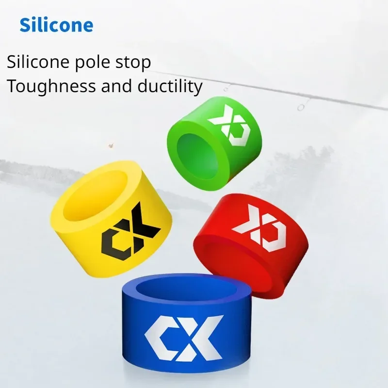 マルチカラーシリコン釣り竿ストップリング,滑り止めギアアクセ - Vape Band Silicone のレビューと価格