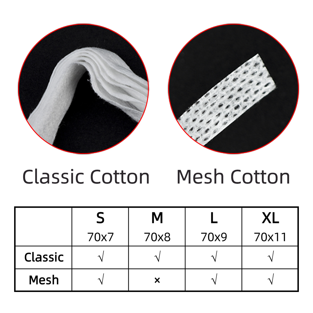 30/20 フラットコットン 5層/ストリップ 幅7mm 8 - Mesh Coil Strip のレビューと価格