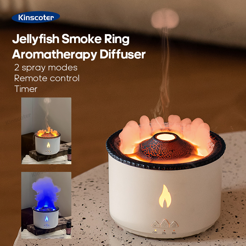KINSCOTER 火山炎アロマディフューザークラゲスモーク - Vape Ring のレビューと価格