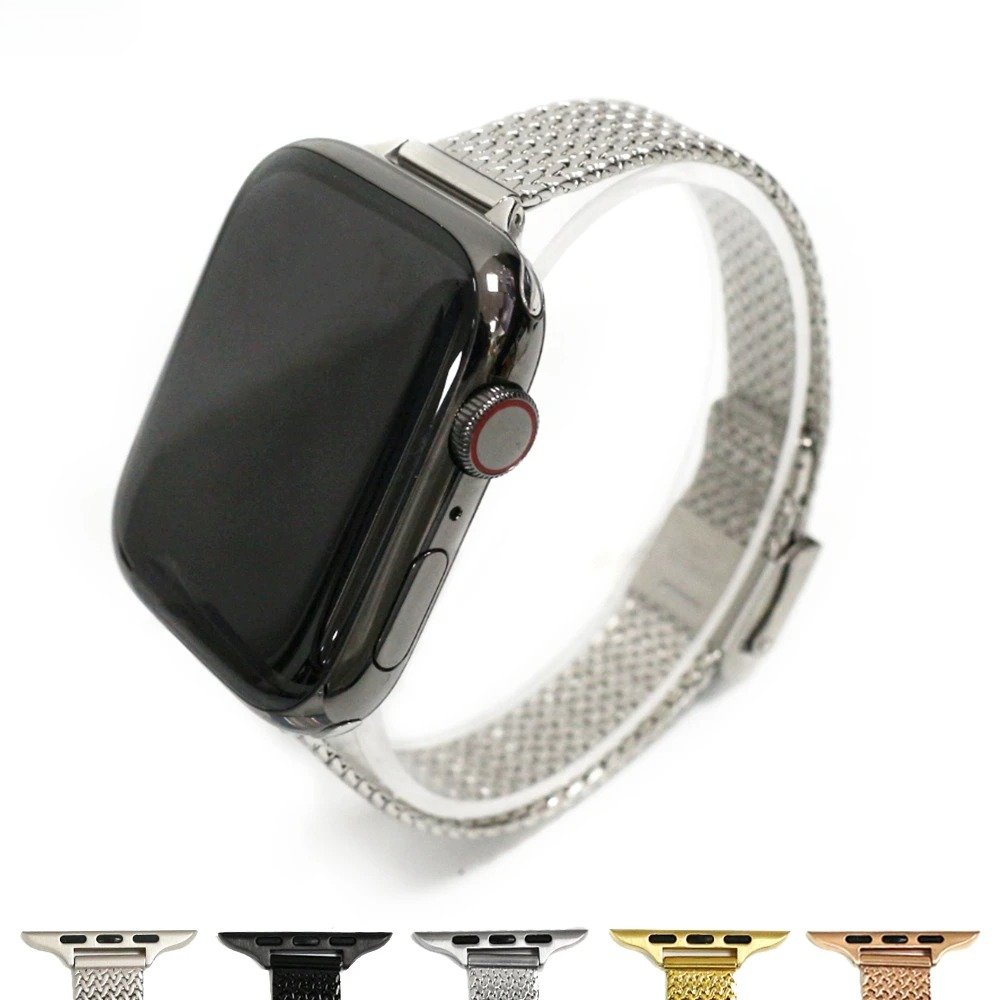 Apple Watch Series 9 8 7 6 SE用 - Mesh Coil Strip のレビューと価格