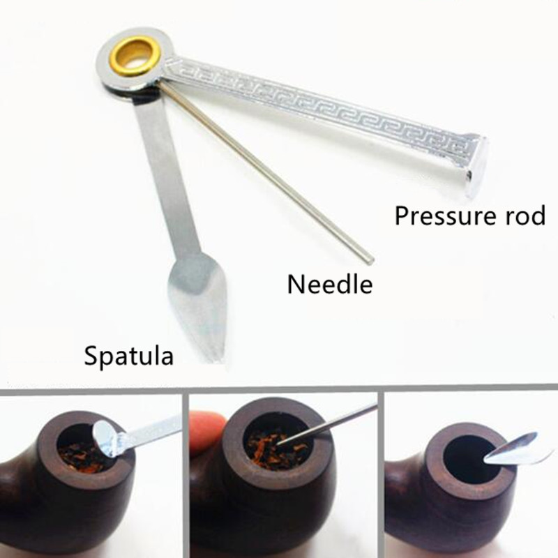 多機能3in1ステンレス製喫煙用木製パイプクリーナー洗浄ツー - Weed Vaping Accessories のレビューと価格