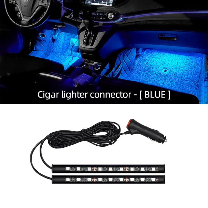車ネオンライトフットライトLED室内装飾バックライトシガレッ - Vape Decoration のレビューと価格