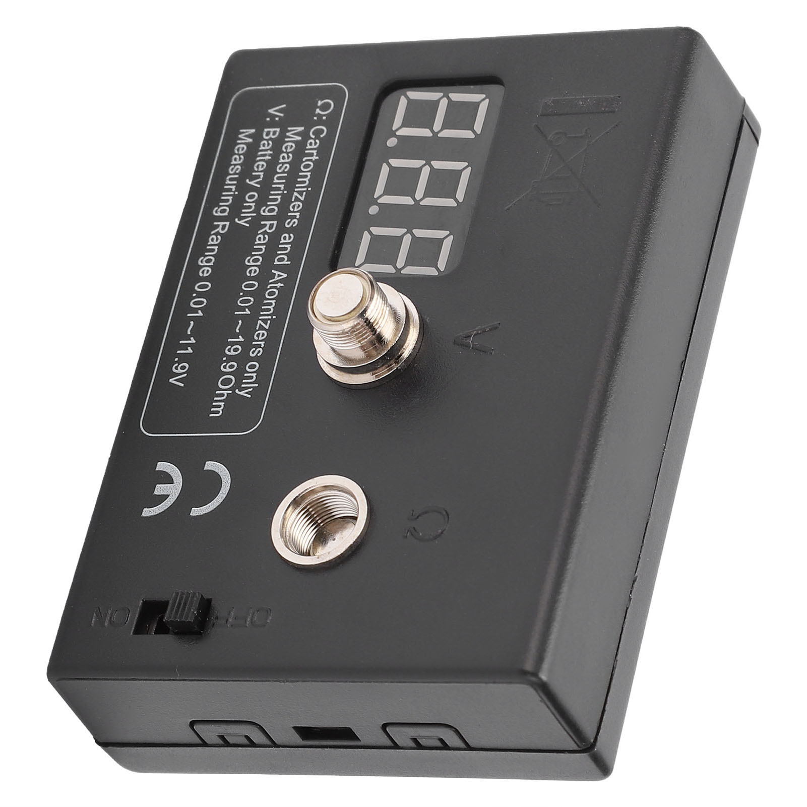 抵抗オームメーター測定器 アトマイザー用 3V 0.01-2 - Ohm Meter Reader のレビューと価格