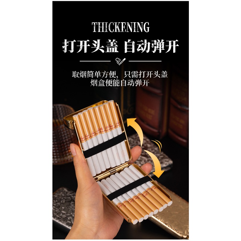 新レトロ彫刻メタル20本入り16パックシガレットケース 密閉 - Smoking & Vaping Accessories のレビューと価格