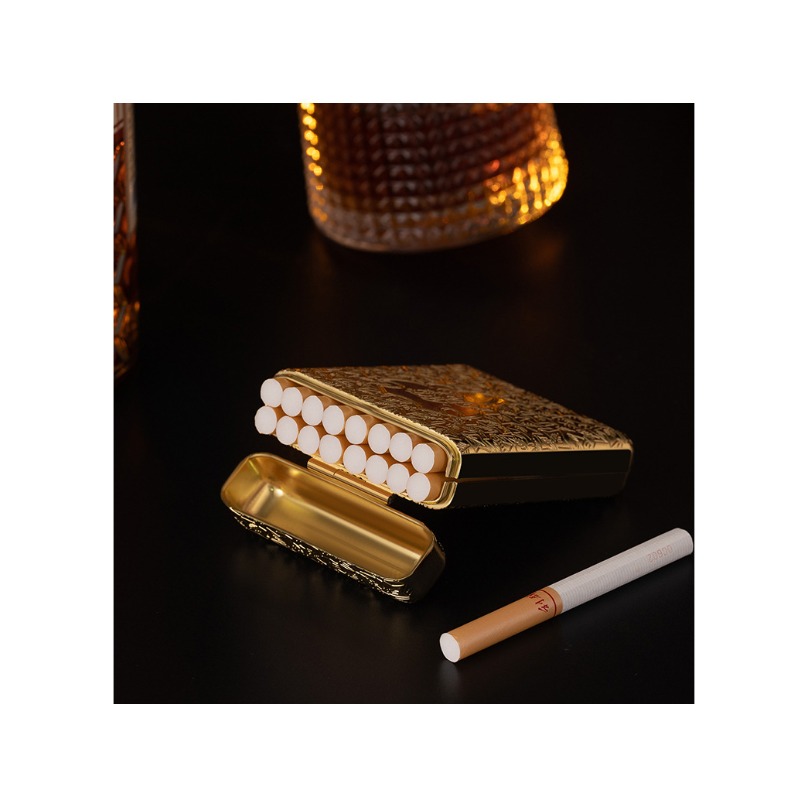 新レトロ彫刻メタル20本入り16パックシガレットケース 密閉 - Smoking & Vaping Accessories のレビューと価格