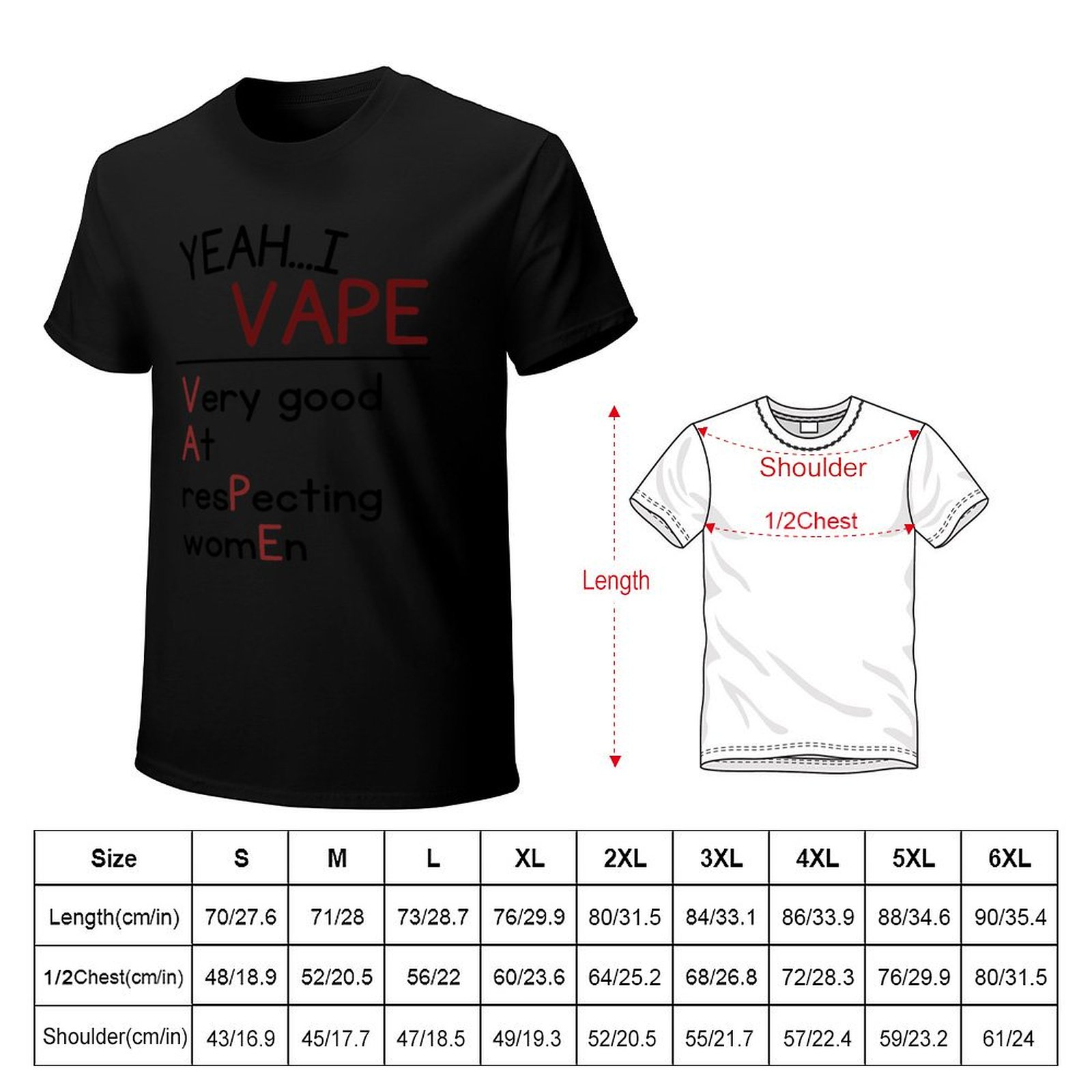 そう、私は女性を尊重するのが得意です Tシャツ 通気性のある - Vaping Goods のレビューと価格