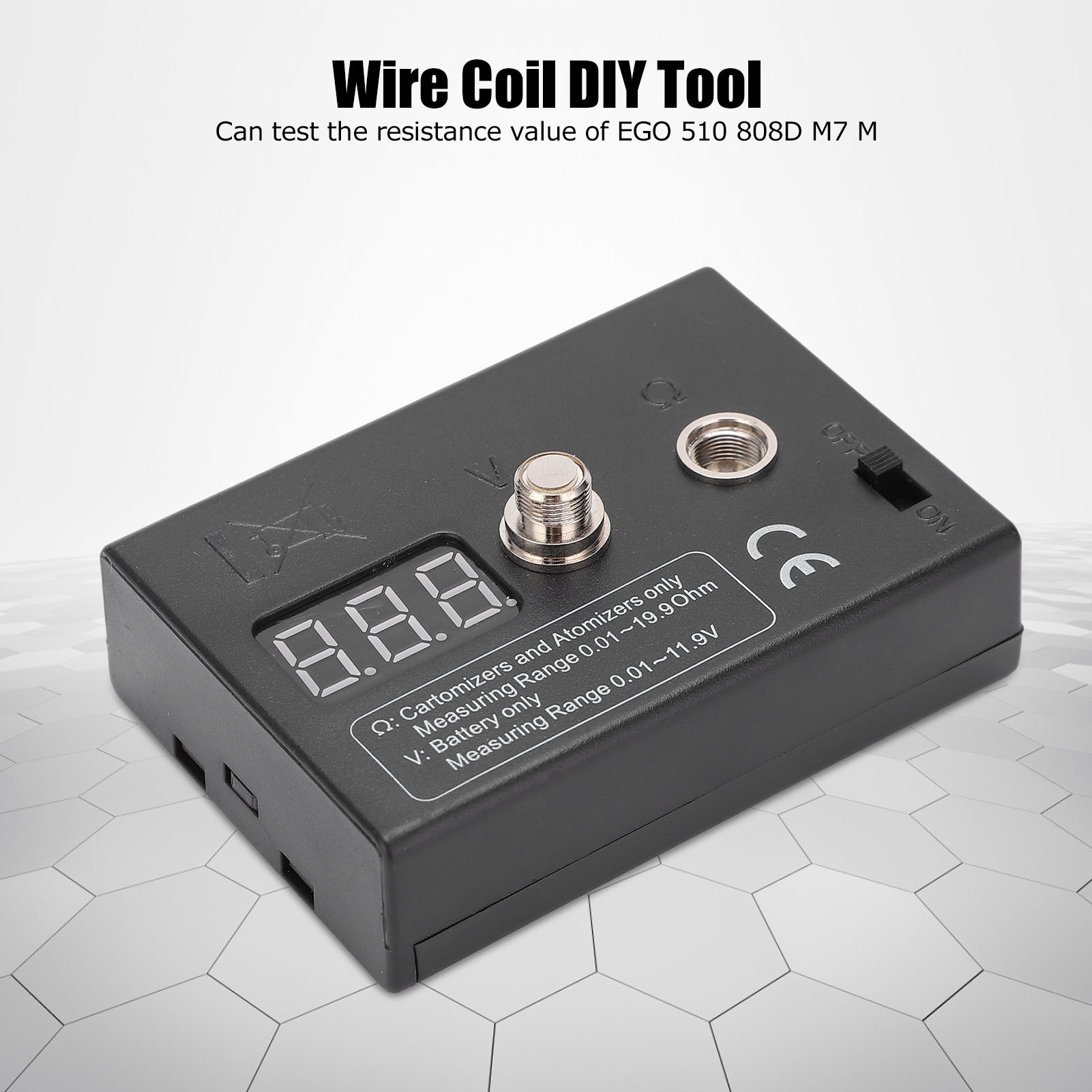抵抗オーム計,コイルテスター,噴霧器用ディイツール,3v,0 - Ohm Meter Reader のレビューと価格