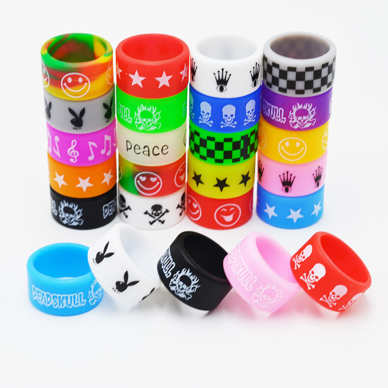 マルチスタイル22mmシリコンバンド滑り止めリングプリントブ - Vape Band Silicone のレビューと価格