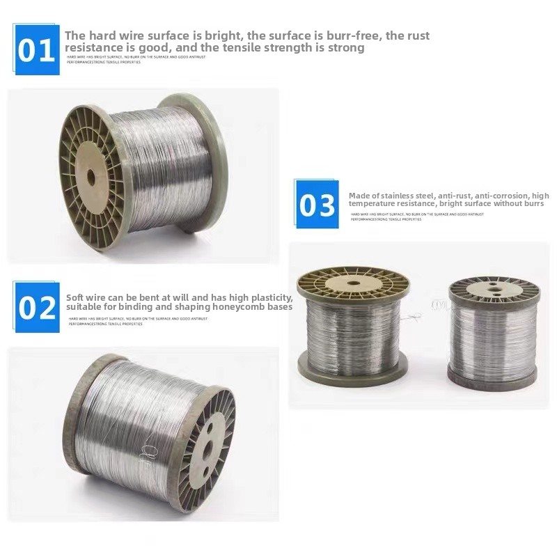 100m/ロット 0.1mm 0.2mm 0.3mm 0.4 - Stainless Wire Ss316 のレビューと価格